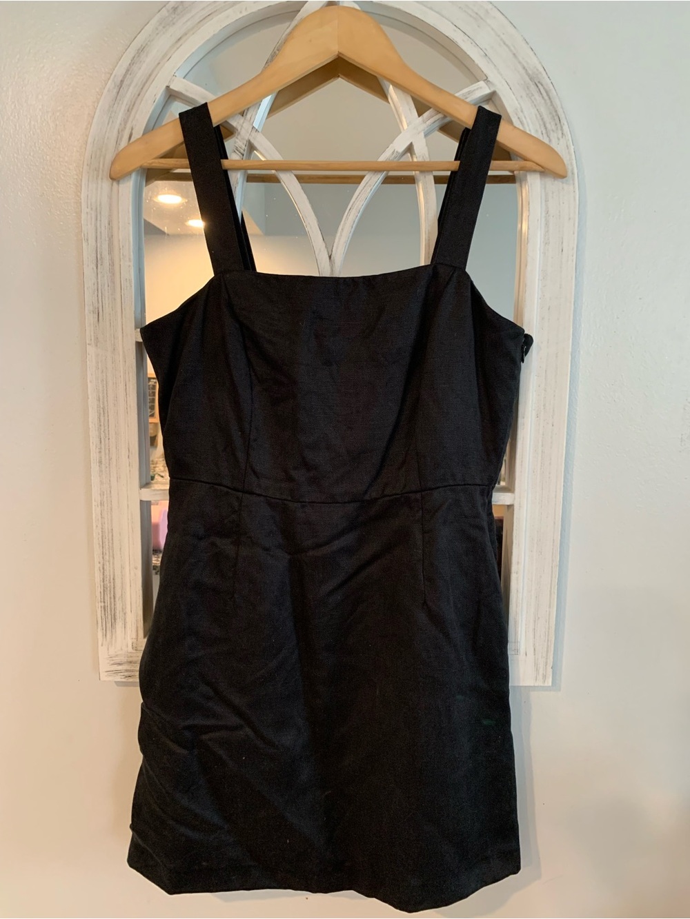 Wilfred Black Sleeveless Mini Dress